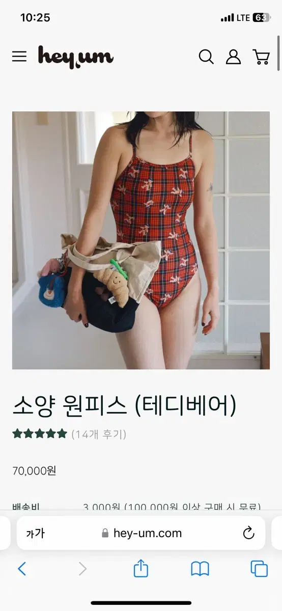 헤이엄 테디베어 3사이즈